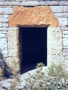 This doorway at Kelston, Somerset, is only 3&frac12; feet (1.06m) high.